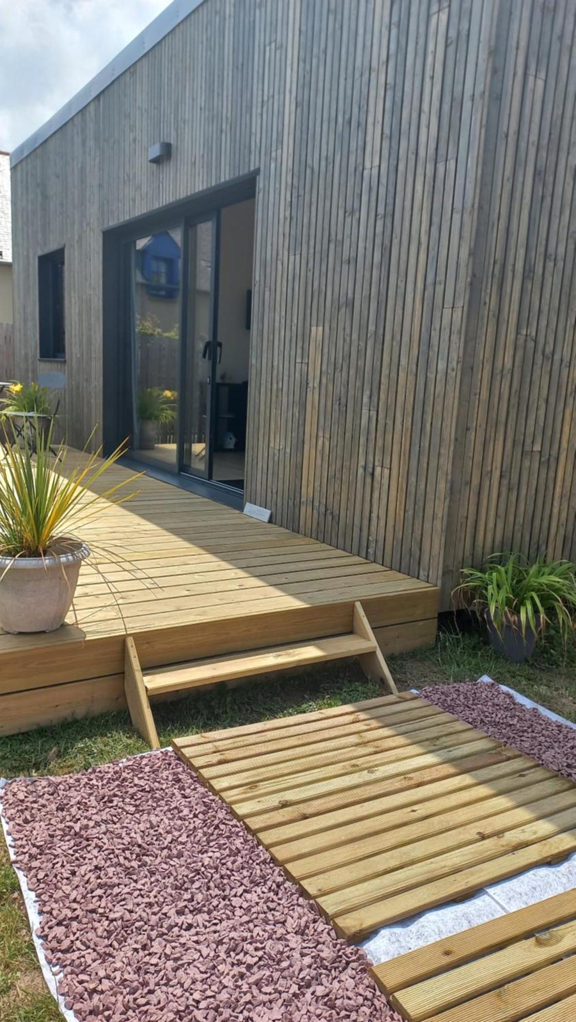Villa Le P'Tit Tram Cancale Exterior foto
